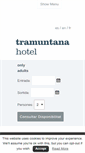 Mobile Screenshot of hotel-tramuntana-cadaques.com