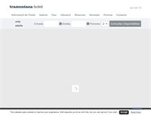Tablet Screenshot of hotel-tramuntana-cadaques.com